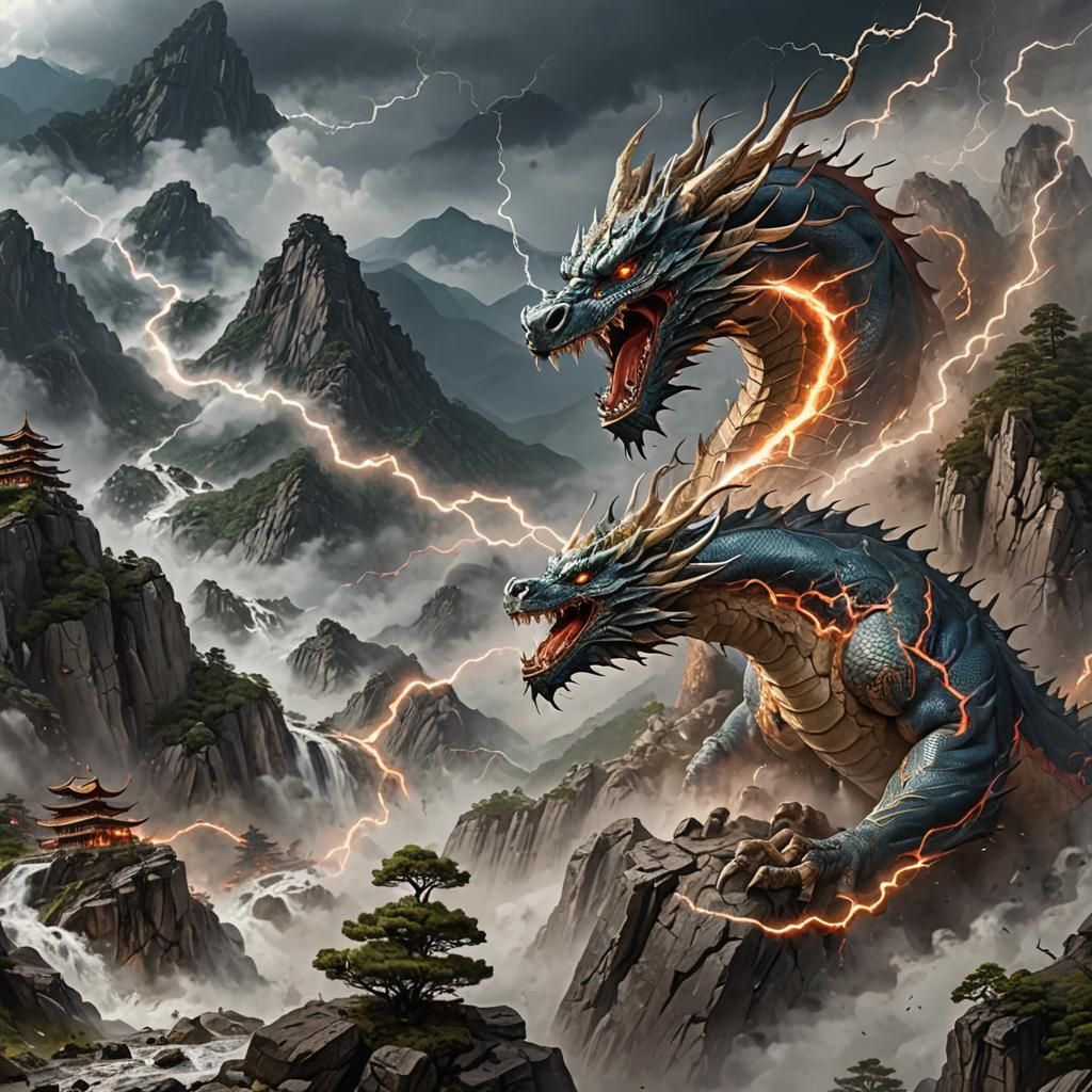 Thunder Dragon Wreaks Havoc in Mountains