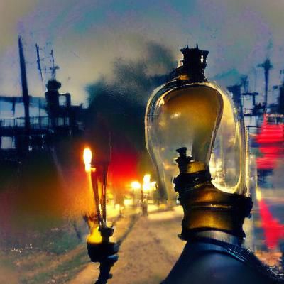 Abstract Gaslight Concept Art