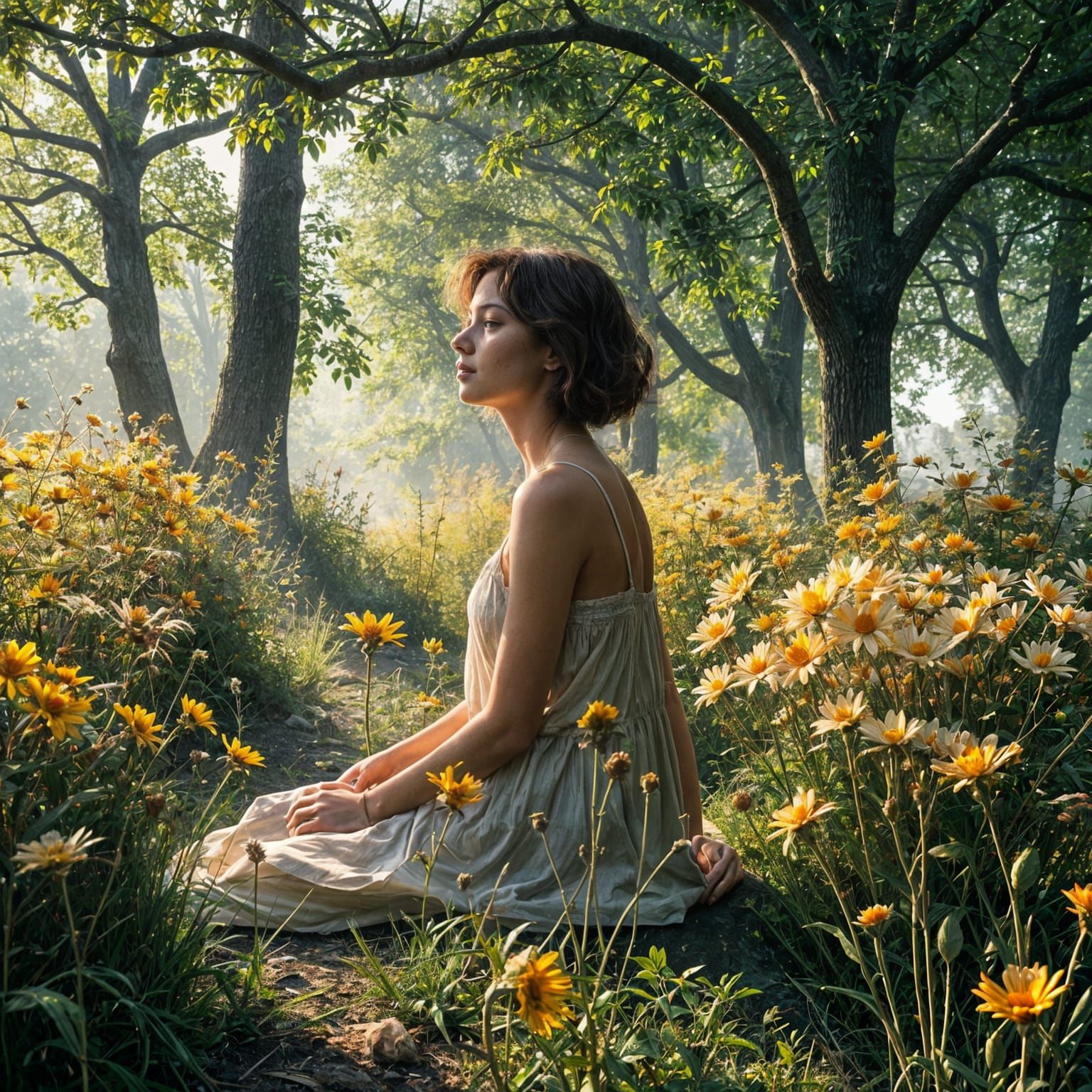 Person with Doppelganger Concept