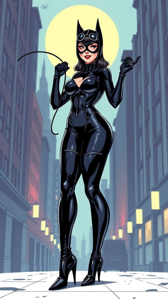 1950's Catwoman pinup