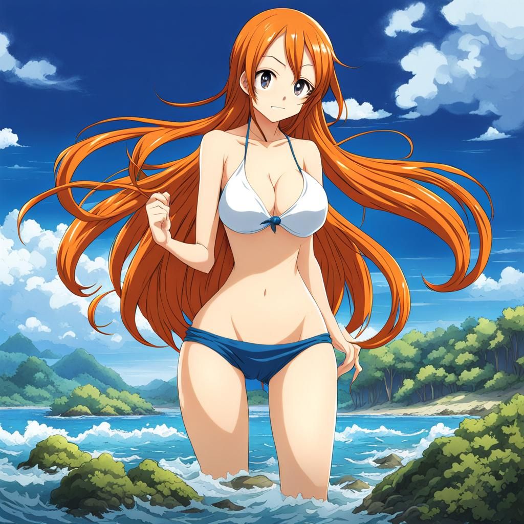 Anime Style Nude Female Figure