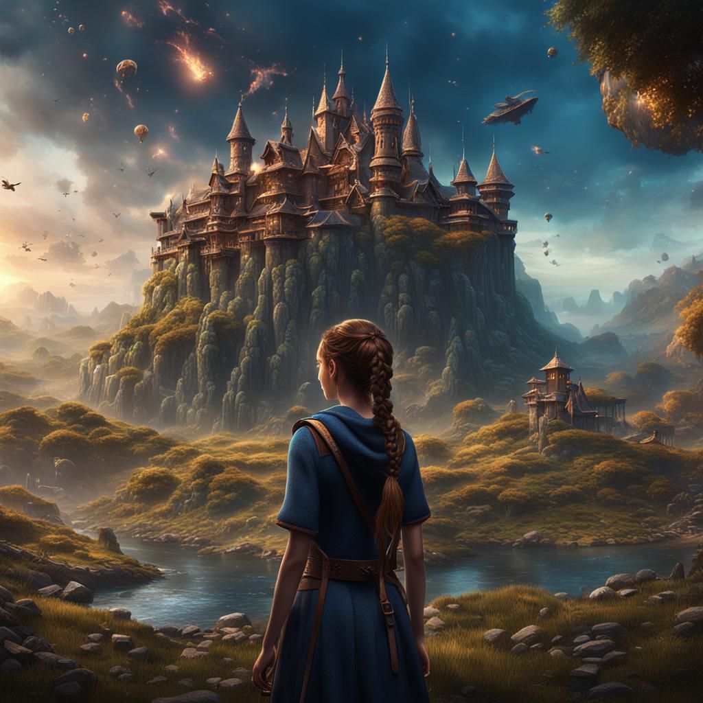 Girl with Audiokinesis: Fantasy Concept Art