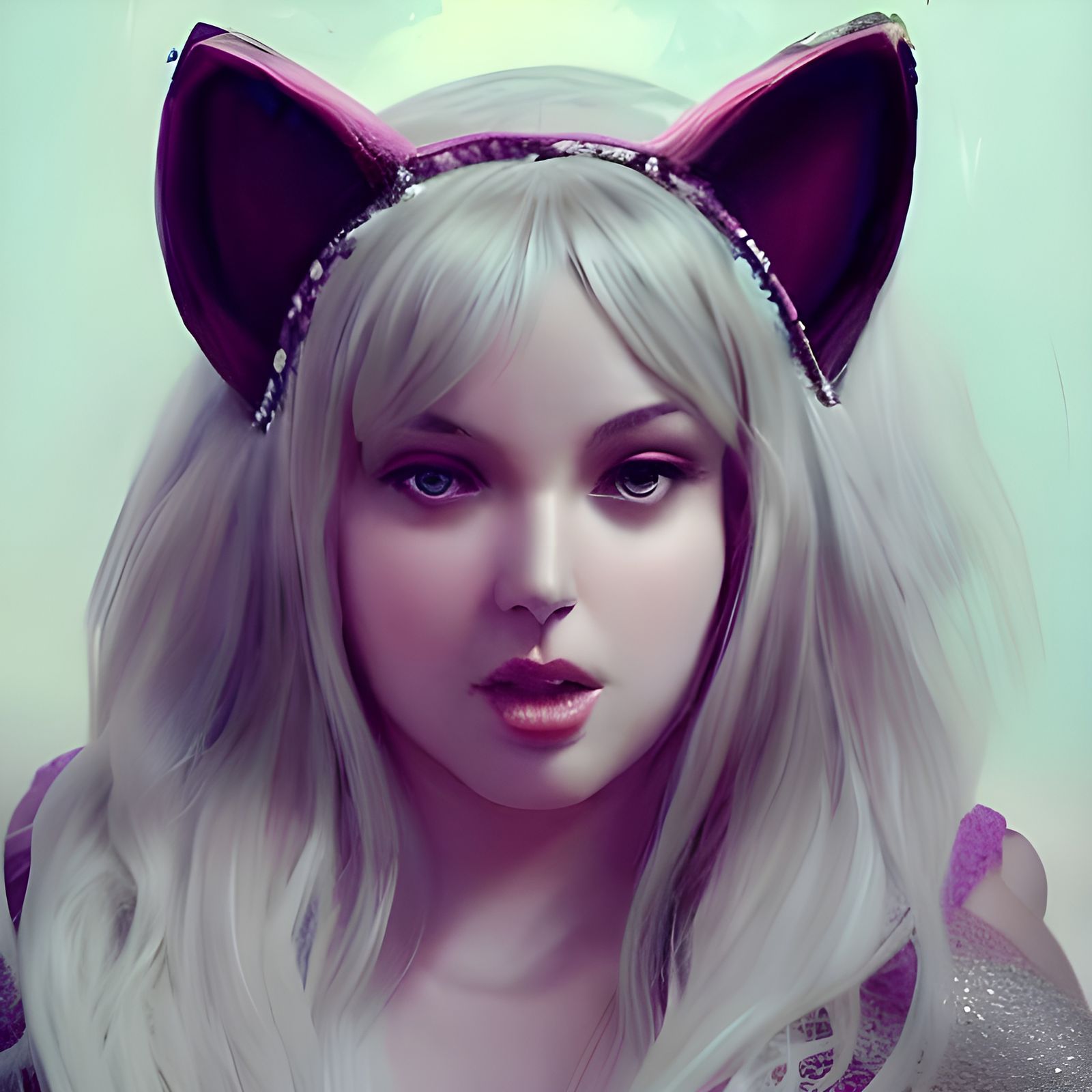 Simple Rendering of Costume Cat Ears