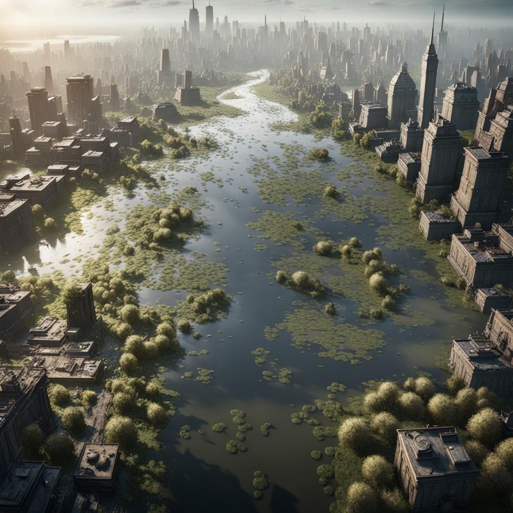 Apocalyptic Swamp Overtakes New York City