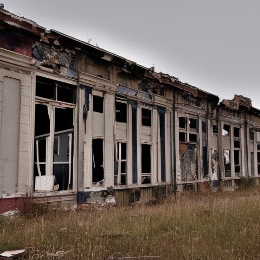 AI Image of Abandoned Buildings