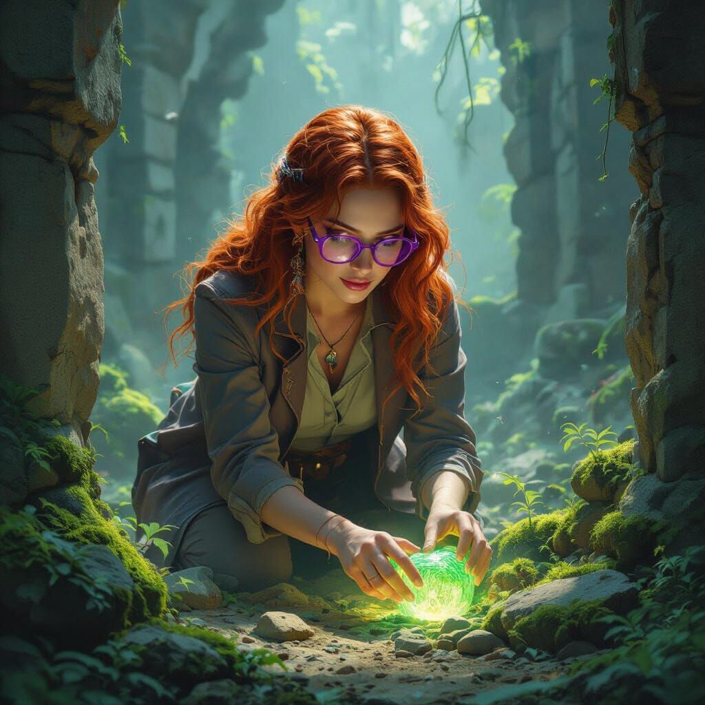 Archeologist Uncovers Artifact in Art Nouveau Style