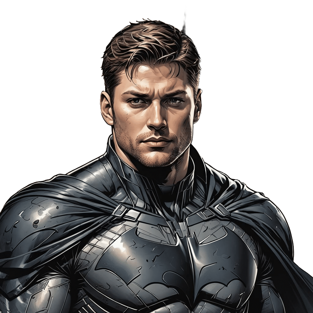 Batman Comic Book Art Illustration