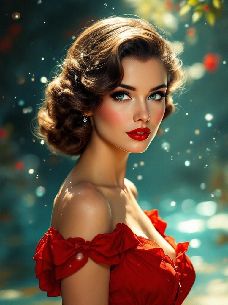 Lens Misting Effect in Impressionist Style