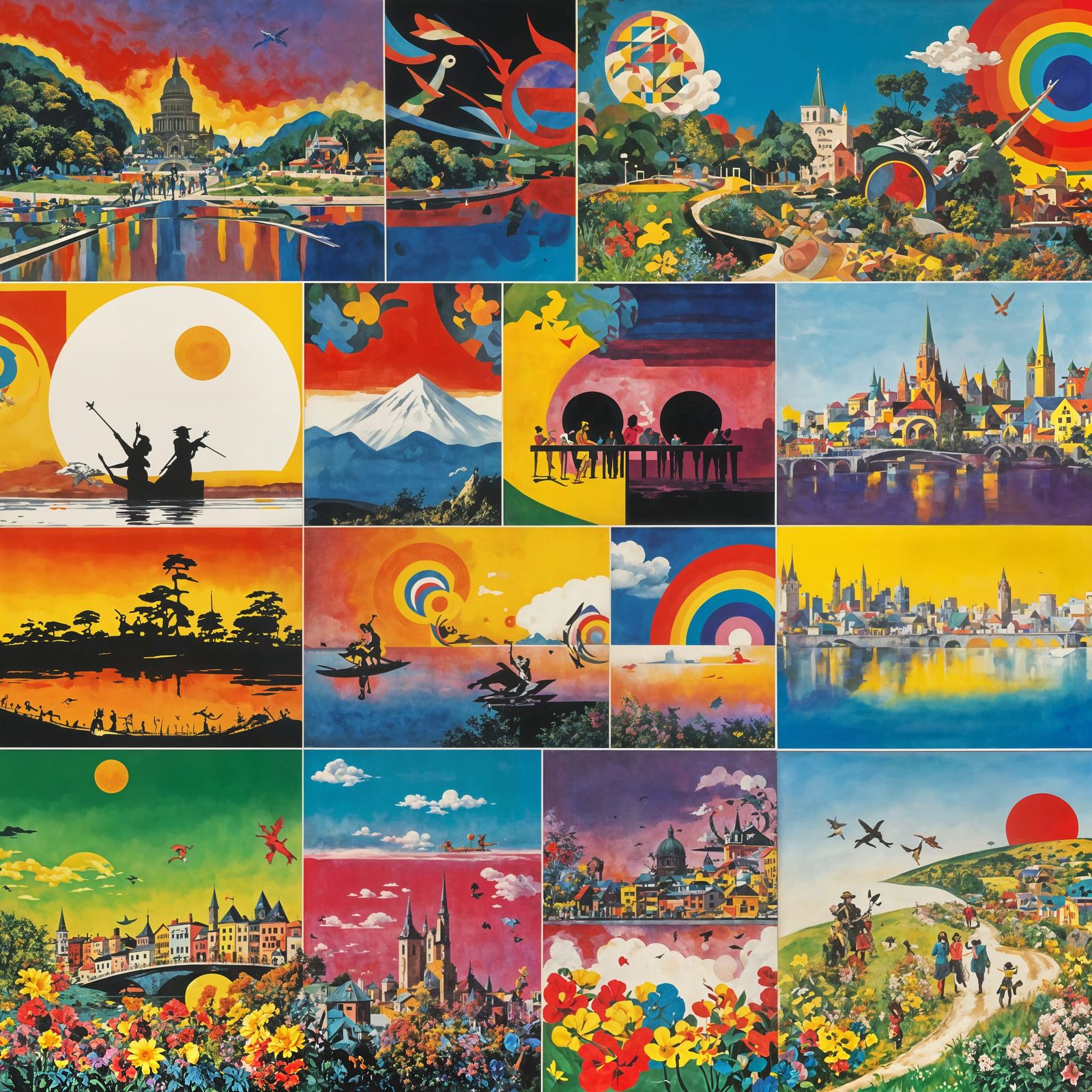 Utopian World of Peace and Harmony