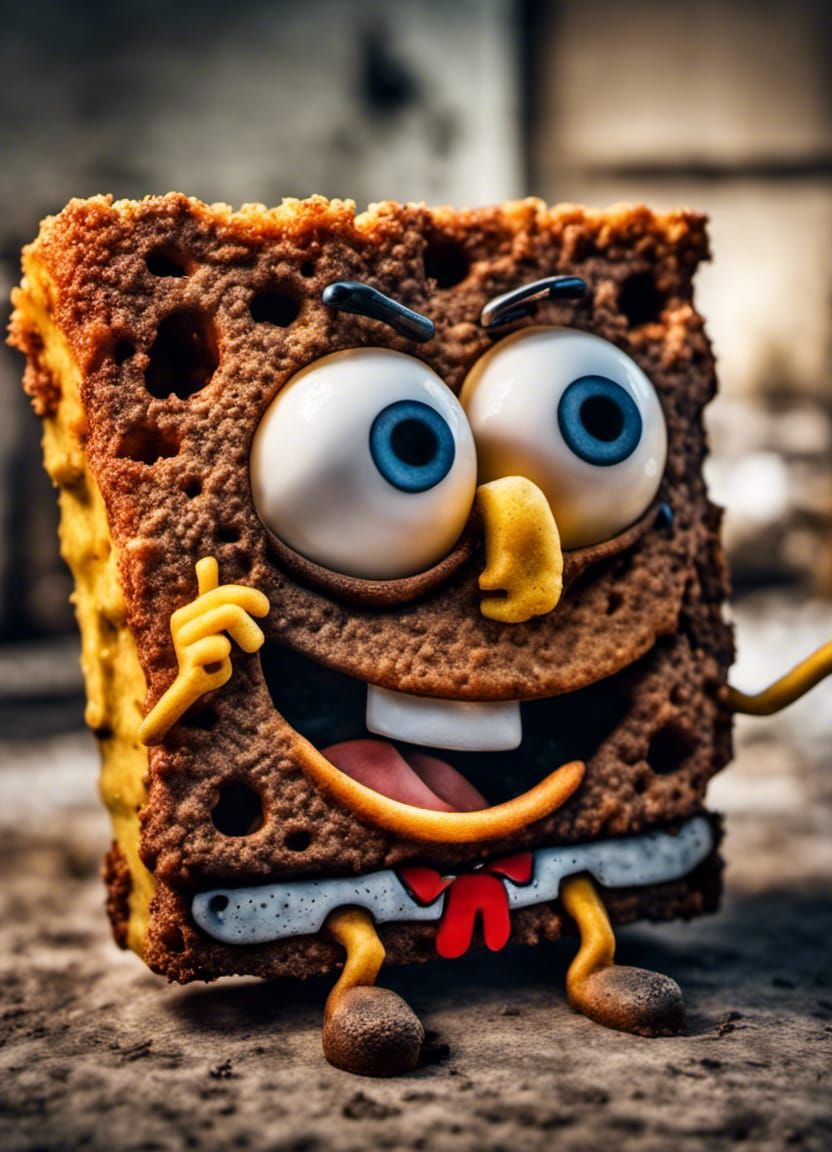 burnt Sponge Bob needs syrup