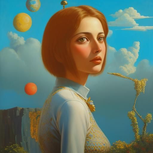 Surreal Portrait Inspired by Max Ernst