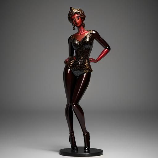 Chocolate Woman Sculpting Cheese Woman: Hyperrealistic Art