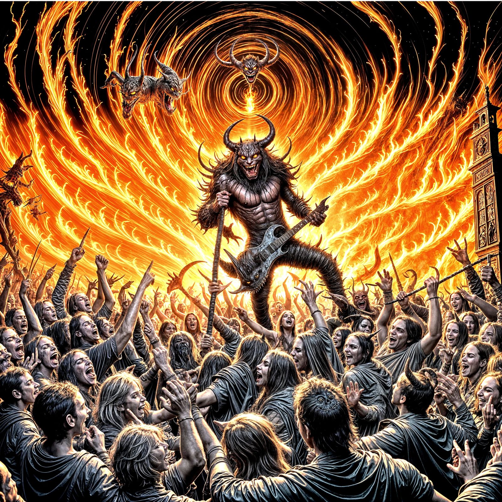 Demonic Rock Concert in Nightmarish Underdark