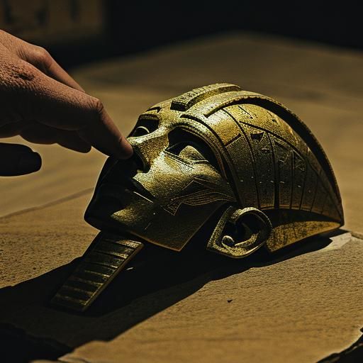 Ancient Egypt Pyramid Construction: Cinematic Film Still