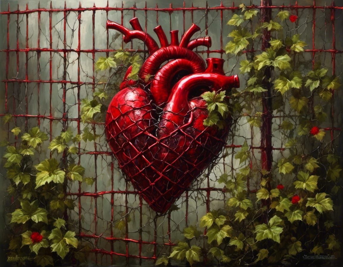 A Broken Heart Behind Barbed Fences
