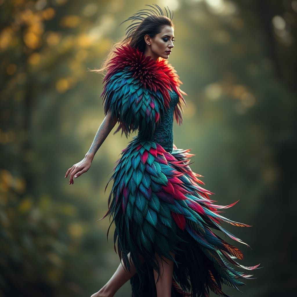 Majestic Feathered Goddess of the Dusk