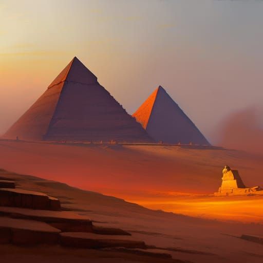 Postcard From The Pyramids of Giza