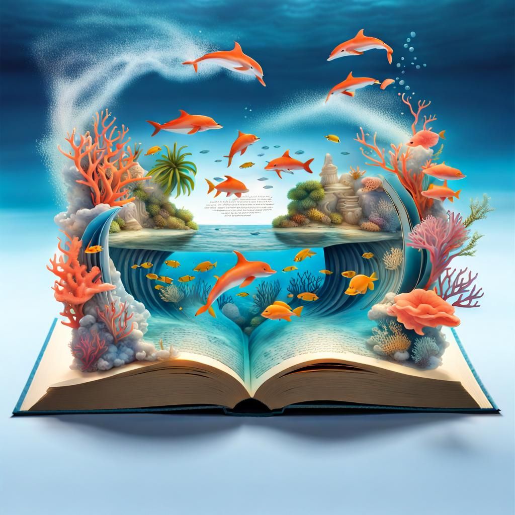 "An open book....story pops out