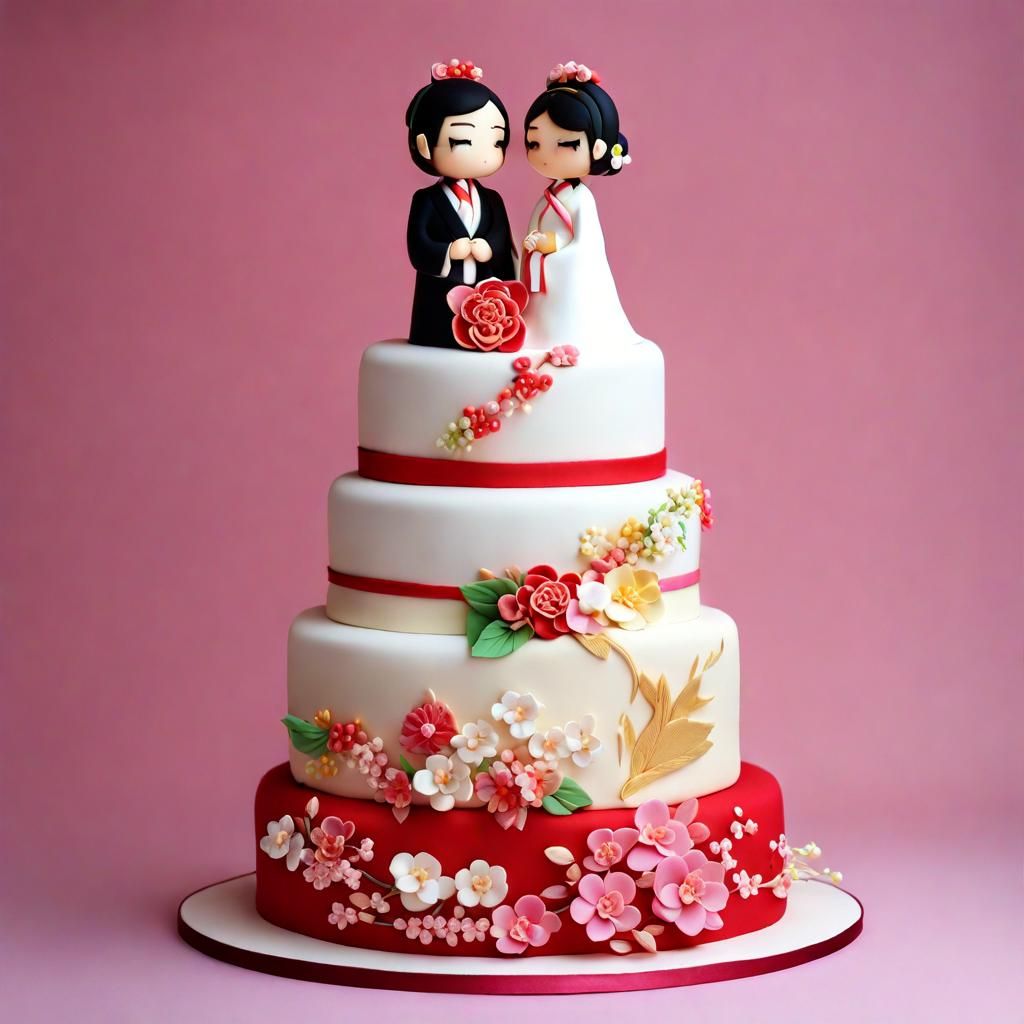 Japanese wedding cake