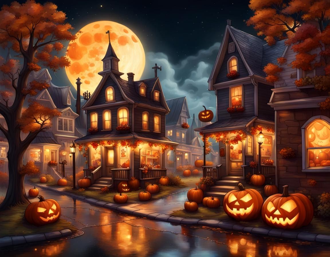 Whimsical Halloween Market in Spoonsville