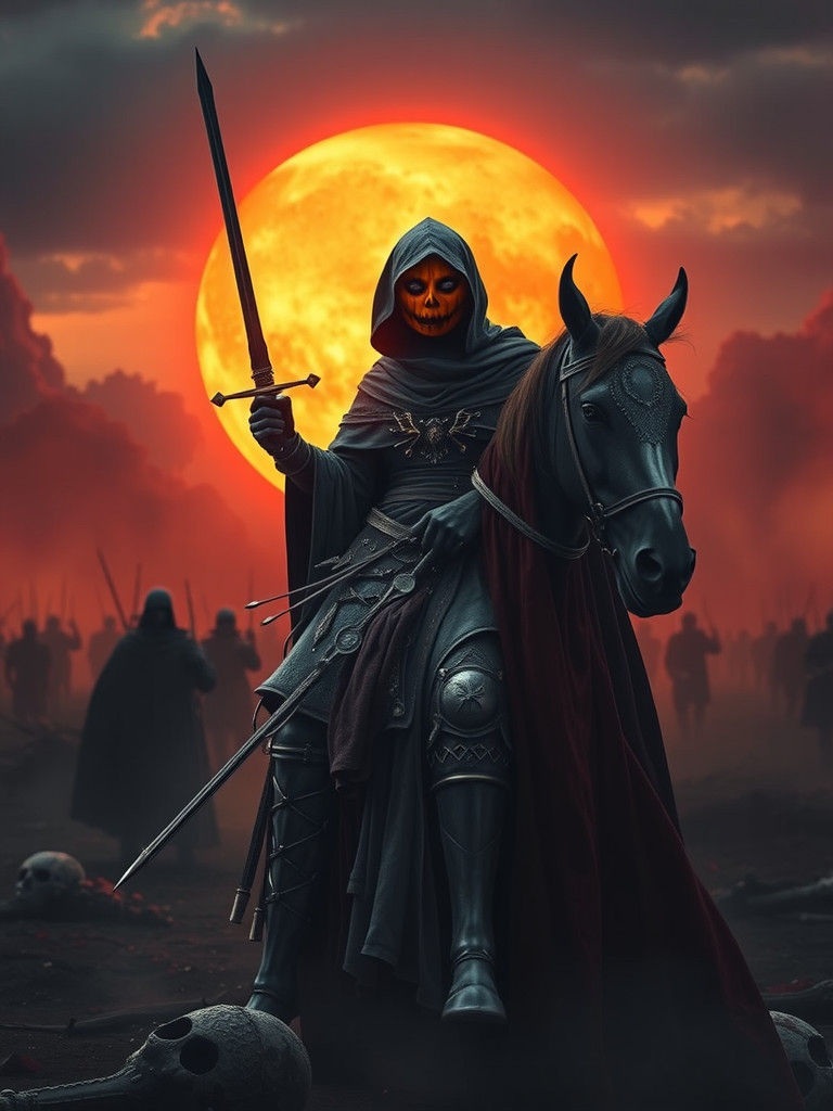 Gloomy Headless Horsewoman: Goddess of War