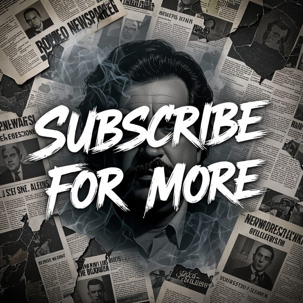 Dramatic Portrait Fading Into Smoke on Cinematic Background