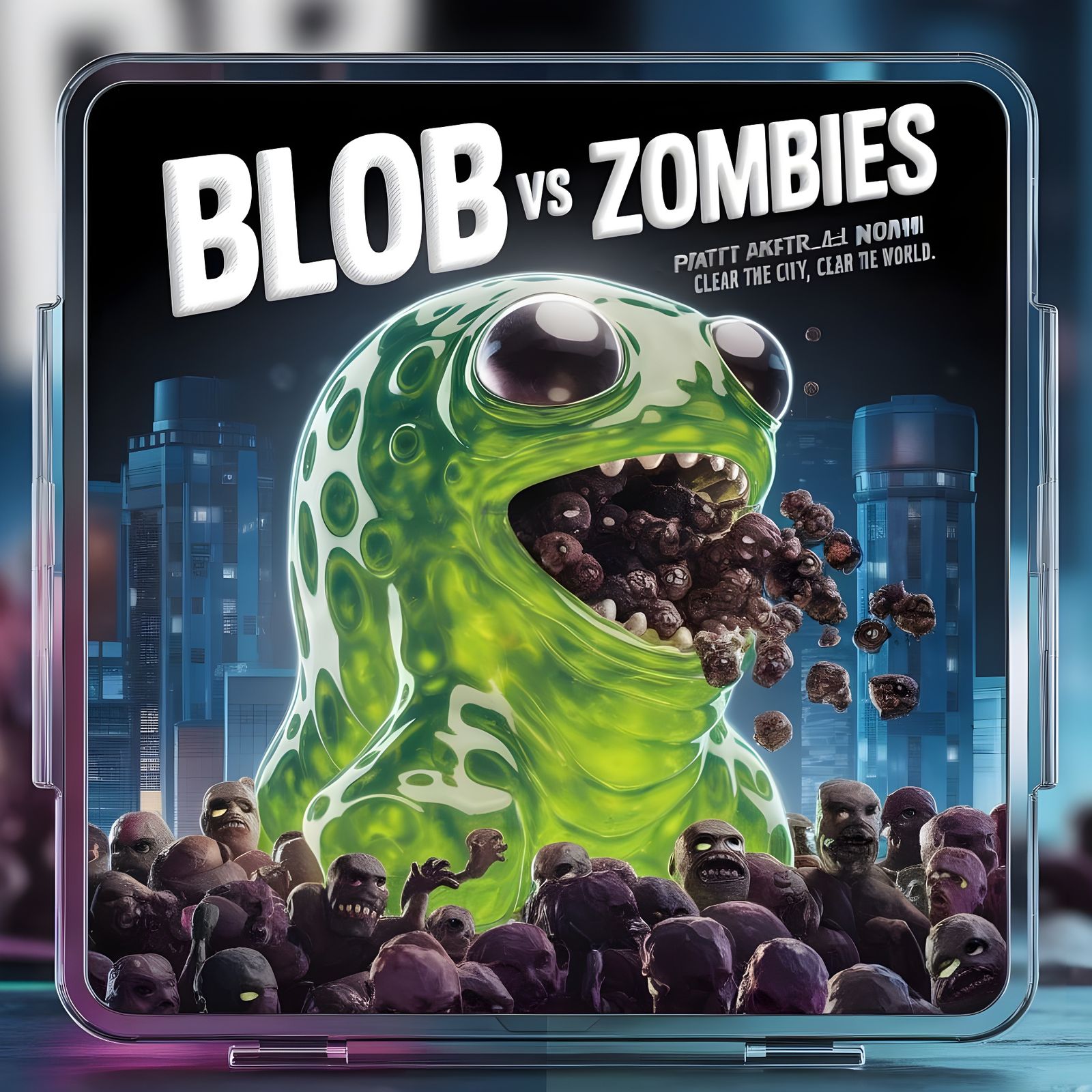 Devouring Blob: 3D Game Cinematic Render