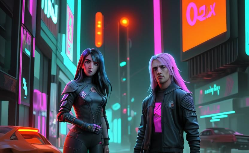 Cyberpunk Lord of the Rings: Neon Future