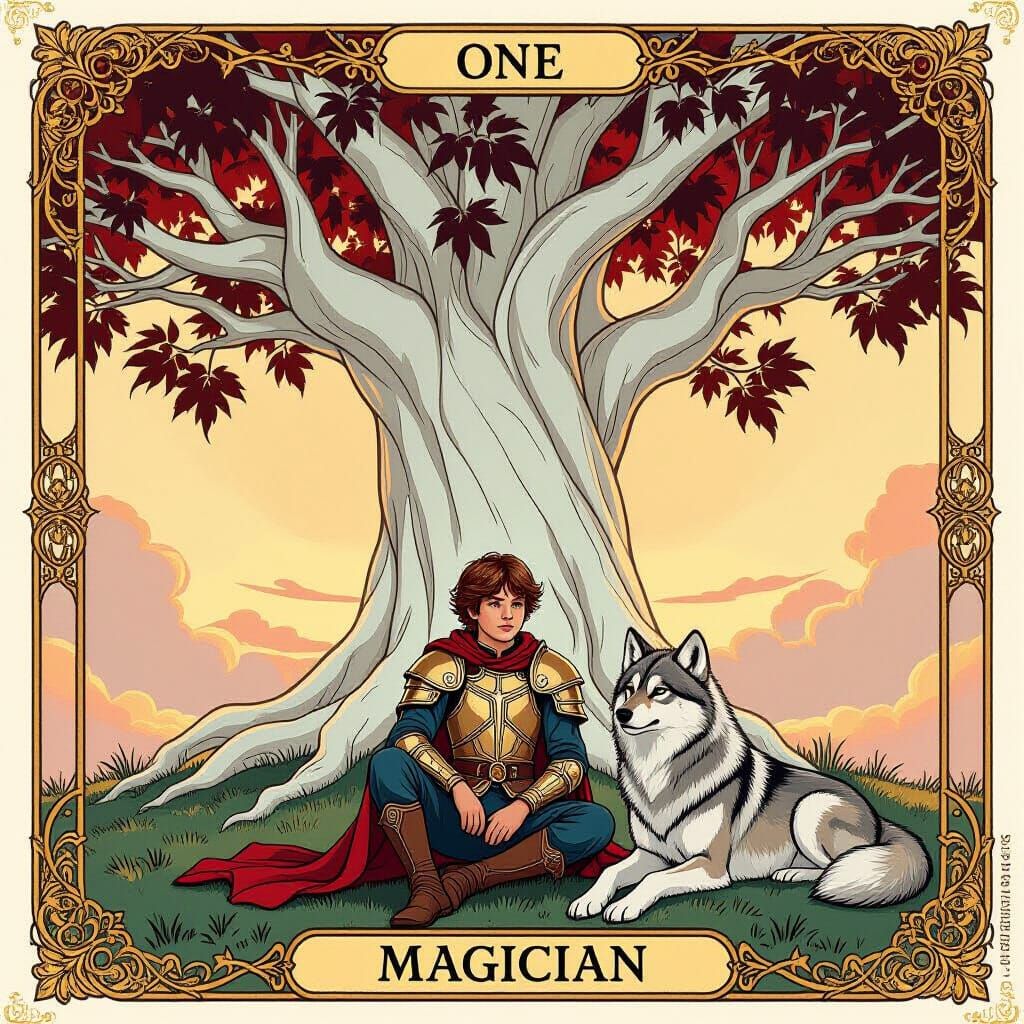 Bran Stark as The Magician Tarot Card