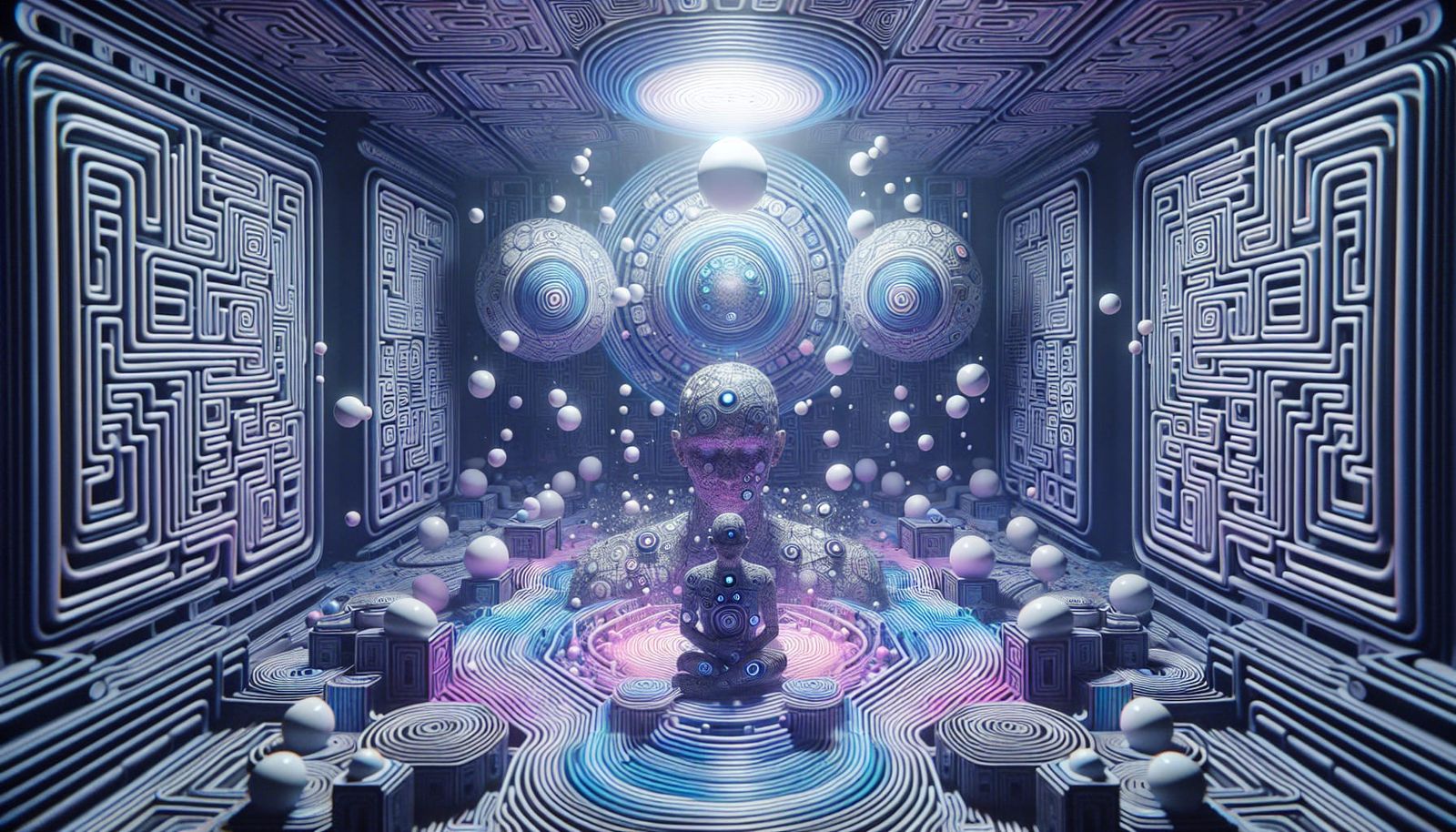 Mystical Labyrinthine Realm with Avatar Control