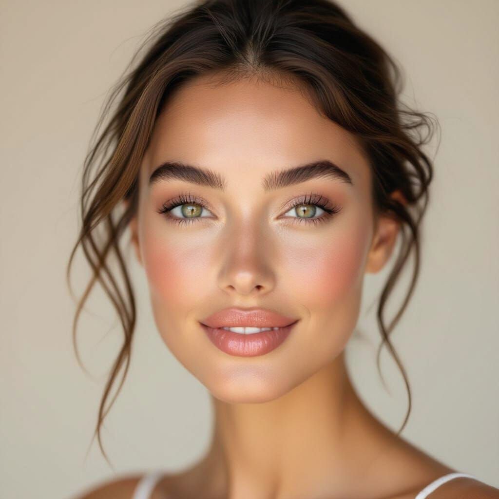 Radiant Woman's Healthy Glow in Beauty Commercial Style