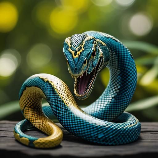 Cobra and Snake Charmer in Hyperreal Detail