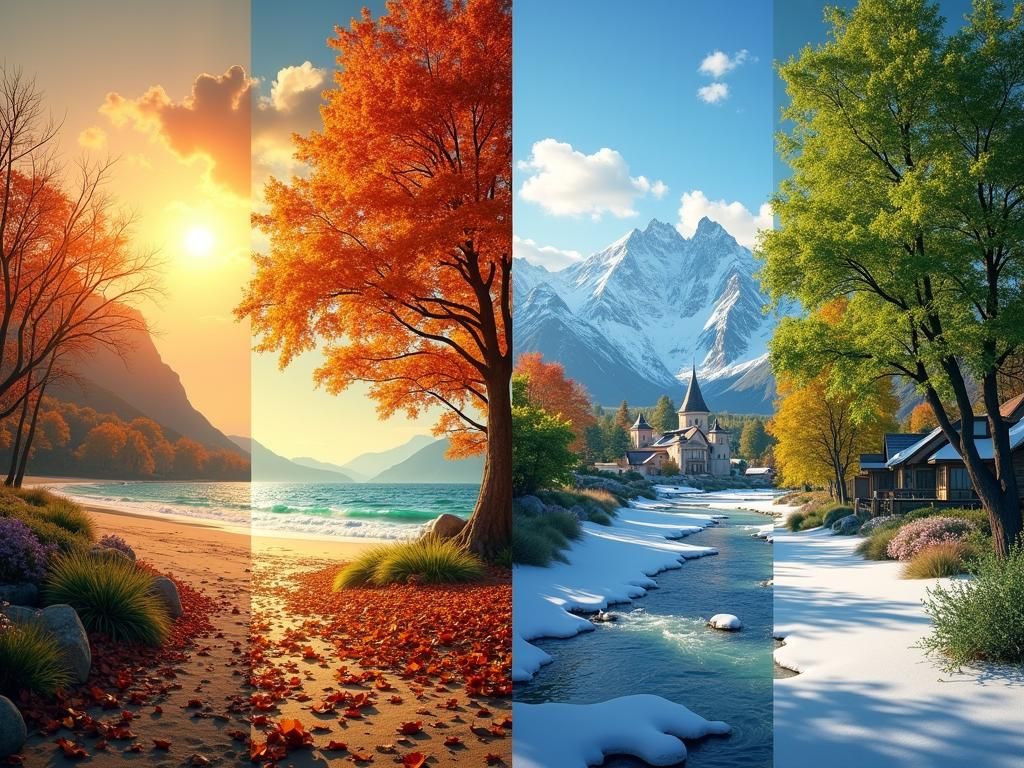 Four Seasons Blend: Summer, Autumn, Winter, Spring