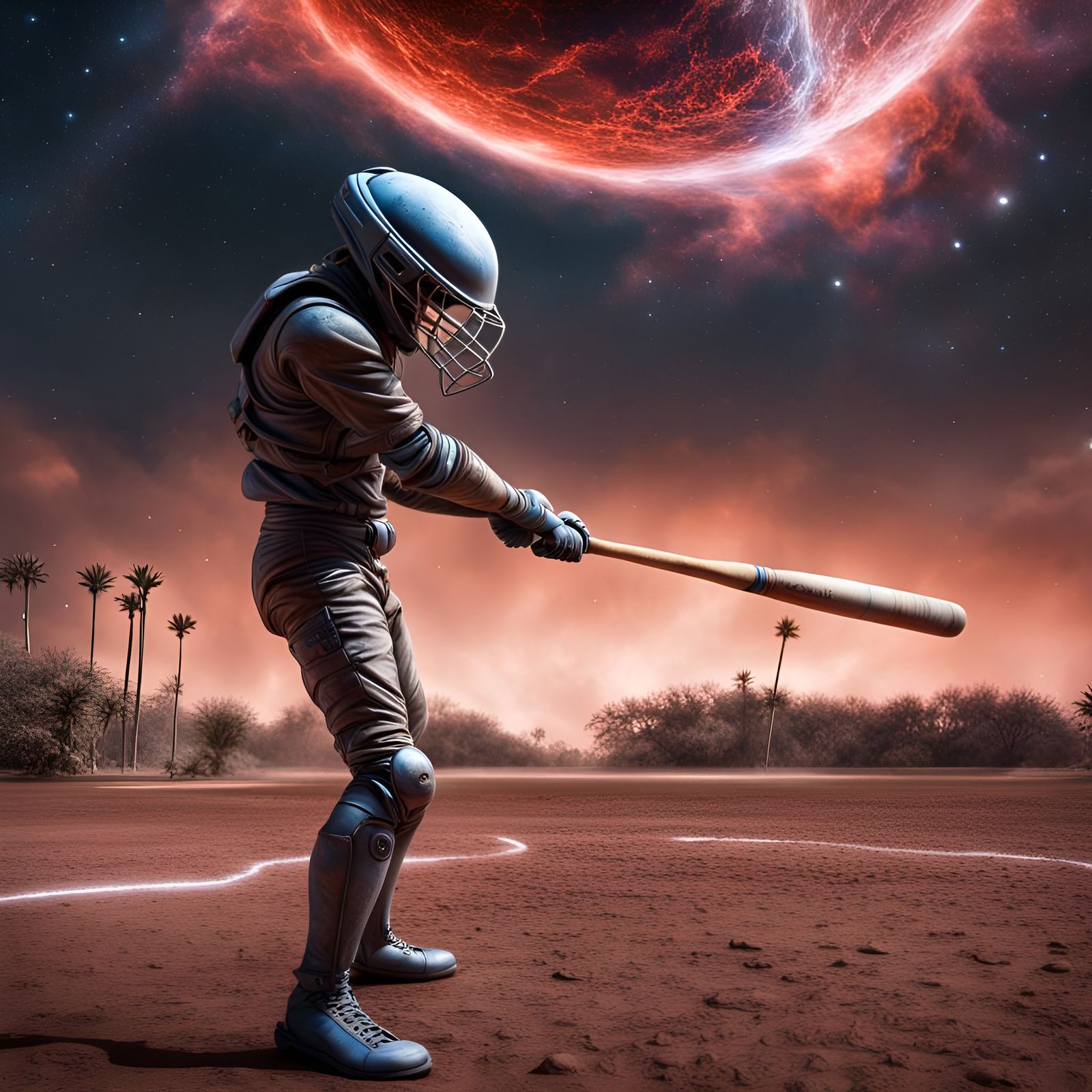 Cosmic Baseball Player