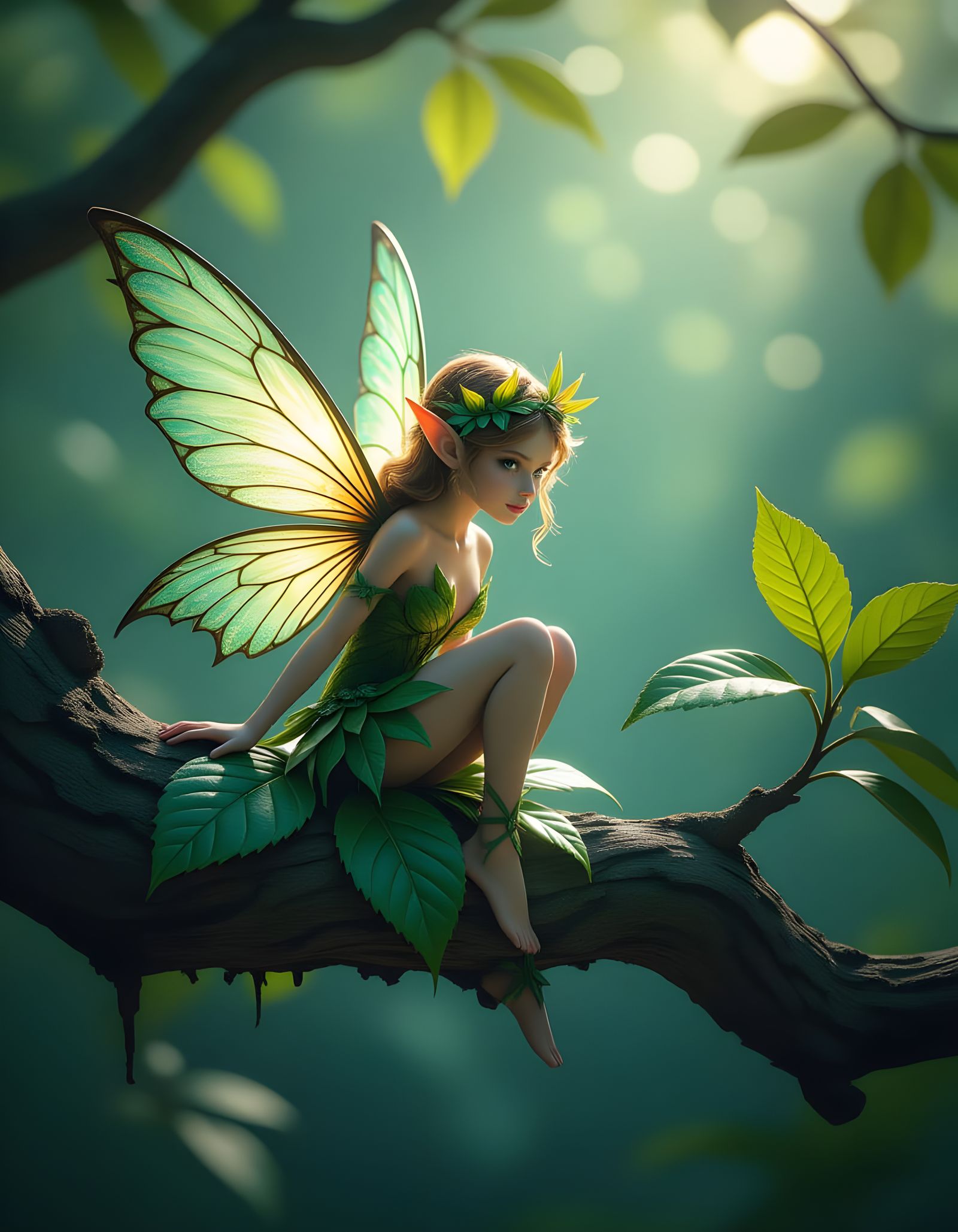 A forest fairy.