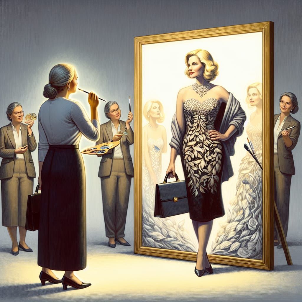 A Woman Discovers Her Inner Strength in a Stunning Artwork