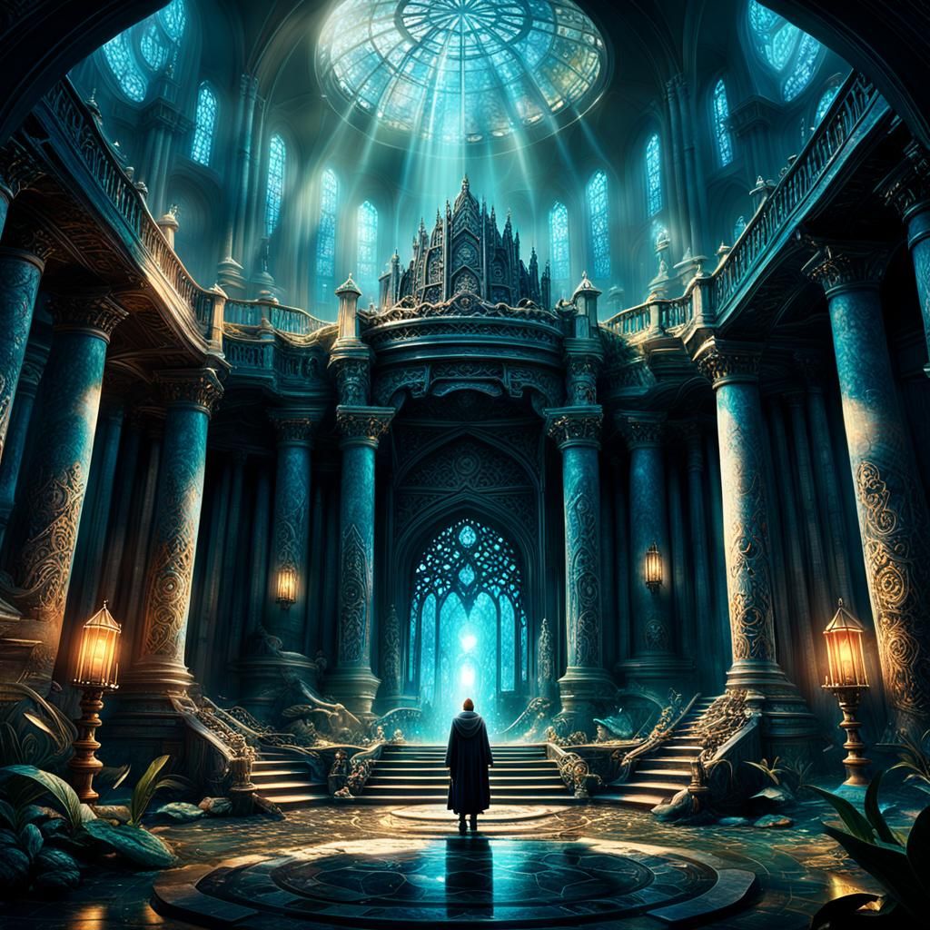 Epic Cinematic Healing Space: Digital Matte Painting