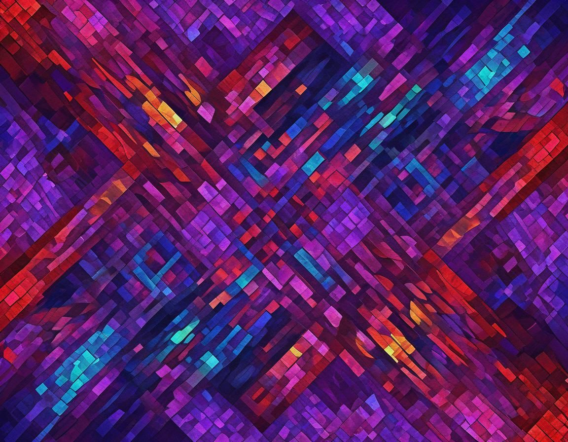 Abstract Western Portrait in Ethereal Style