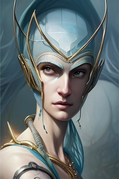 Barbra Manatee: Hyperdetailed Maximalist Digital Painting