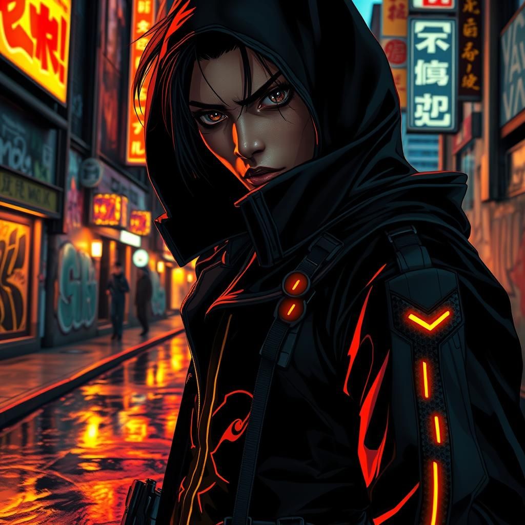 Assassin. The wlop artist is a master and genius of shadows,...
