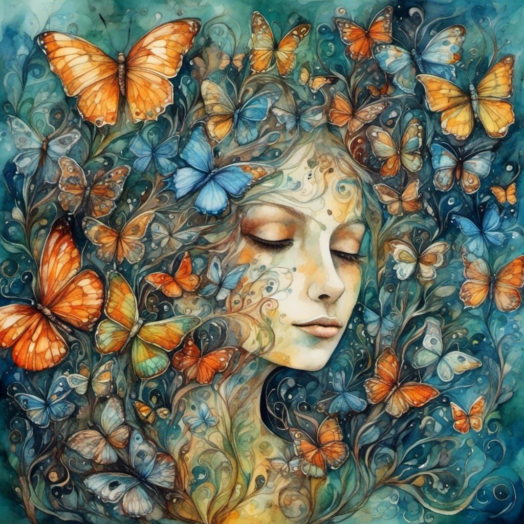 Am I a butterfly dreaming I am woman or a woman dreaming I am a butterfly?