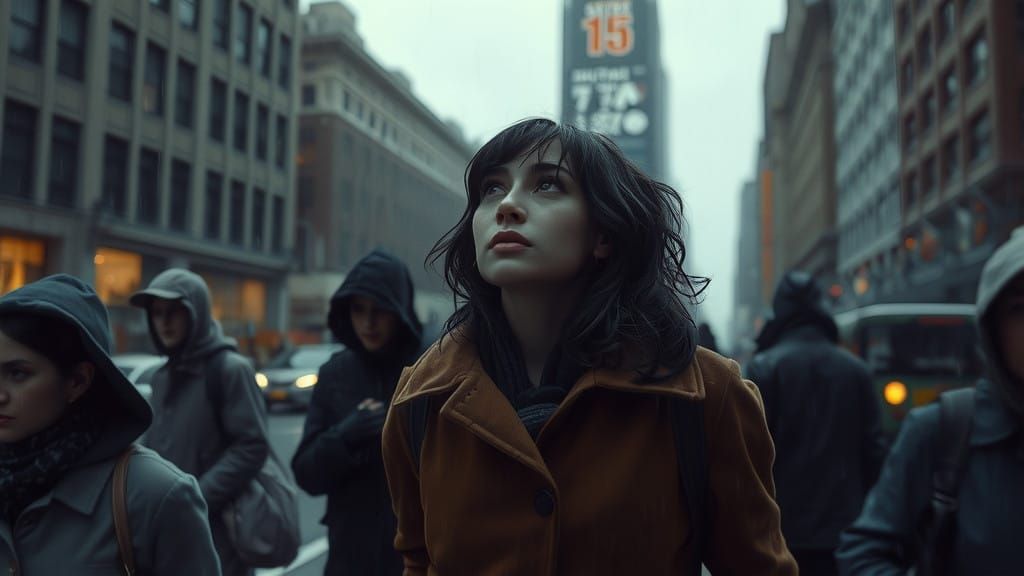 Lost in Rainy City Streets