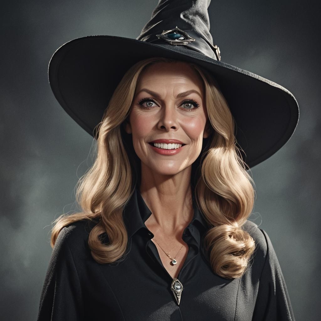 Elizabeth Montgomery as Bewitched Portrait in 3D