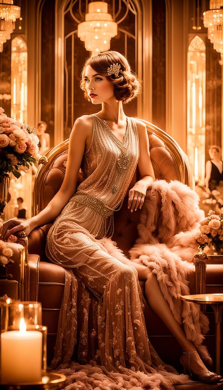 Elegant Art Deco Spa Day with Friends