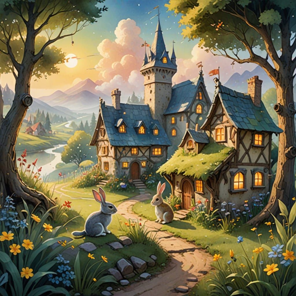 Enchanting Miniature Kingdom Built by Children