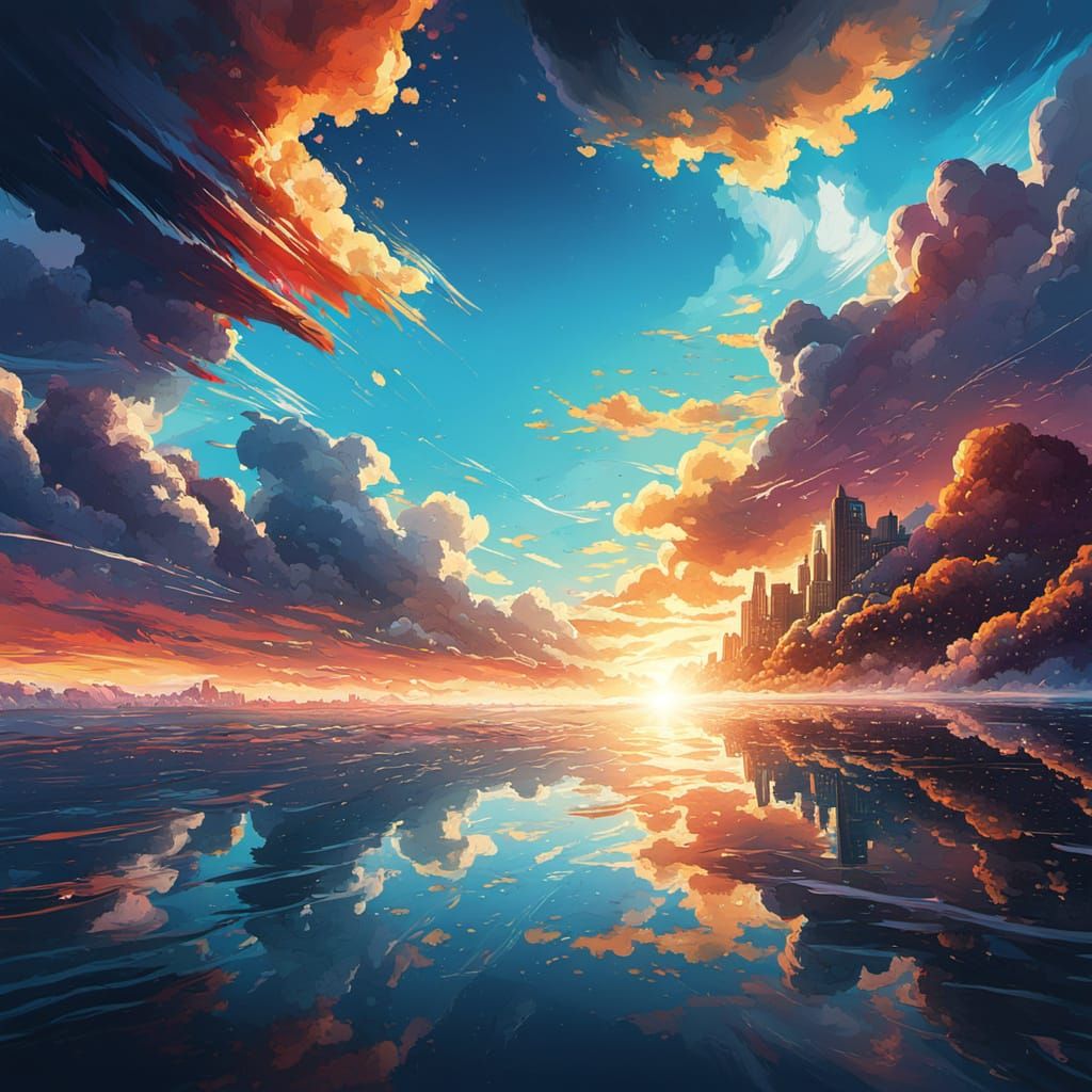 Vast Sky Washes Away Busy Week in Dramatic Splash Art