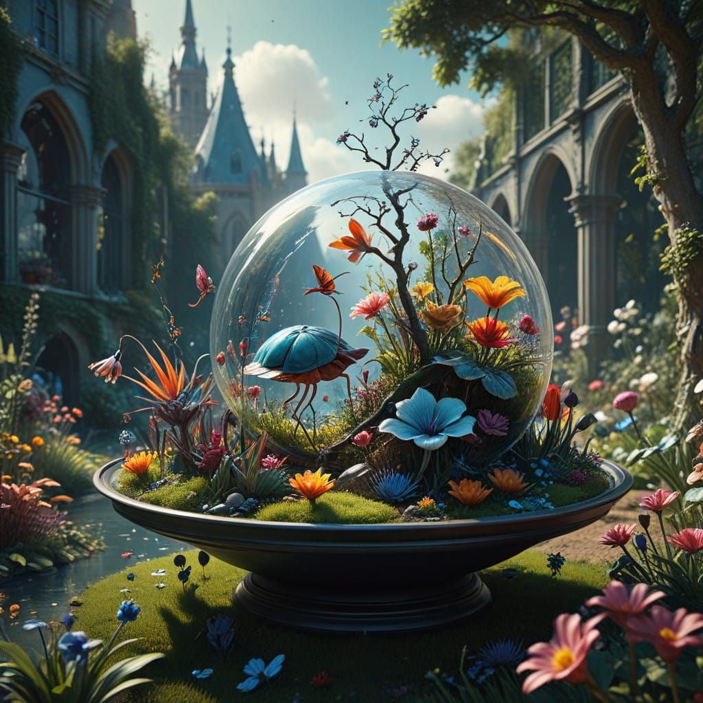 Ethereal Victorian Garden Cosmos