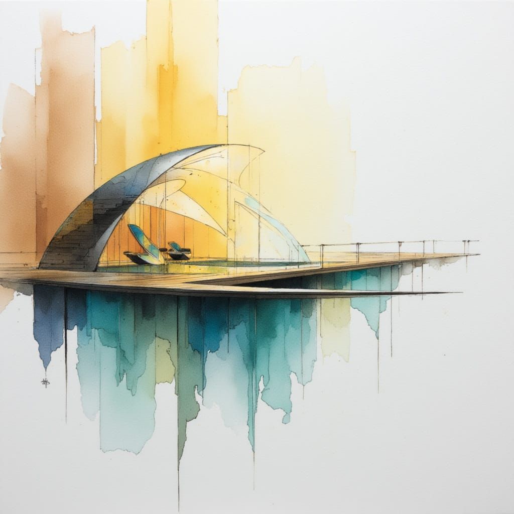 Floating Platform Design Under Waterfall Mist