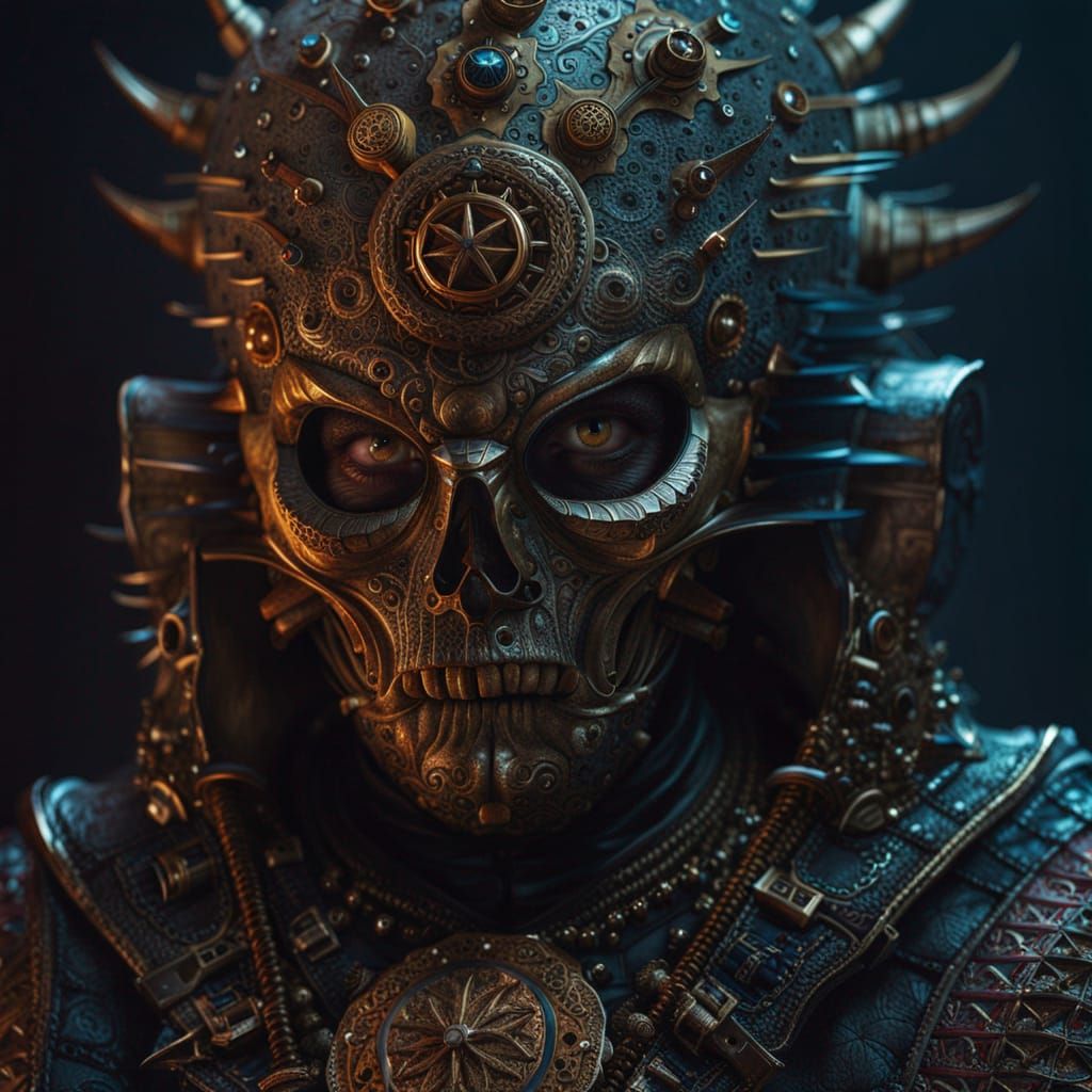 Ultra Realistic Cenobite Hellraiser Portrait in Unreal Engin...