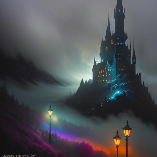 Fairy in Misty Town: Comic Book Concept Art